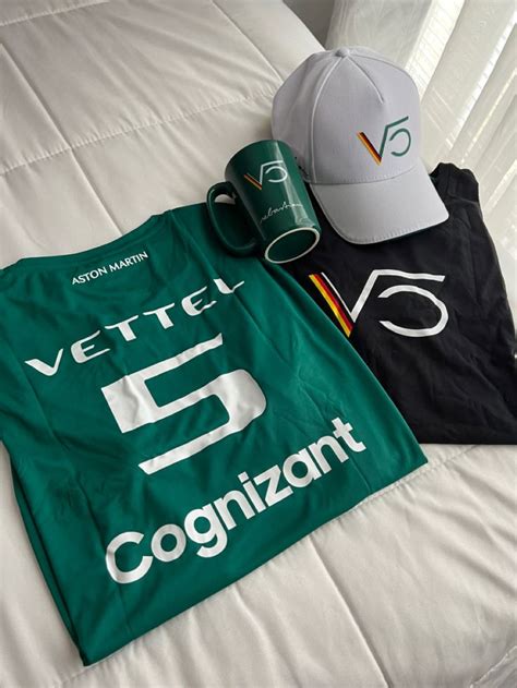 aston martin sebastian vettel merch.